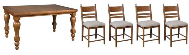 Signature Design by Ashley® Greddinton 5-Piece Brown Counter Dining Table Set-0