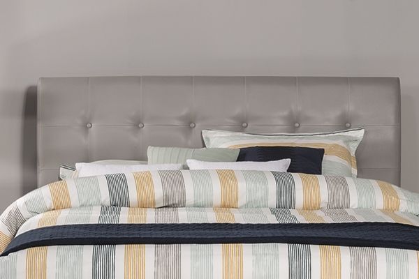 HH2 Home Lusso Gray King Tufted Headboard-0