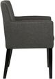 Coaster® Catherine 2-Piece Black/Charcoal Grey Upholstered Dining Arm Chair Set-3