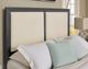 Artisan & Post by Vaughan-Bassett Customizable 127 Custom Express Pebble California King Upholstered Panel Bed-2