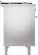 Ilve® Professional Plus II 48" Stainless Steel Pro Style Dual Fuel Range-3