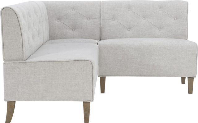 Powell® Auden Light Gray Nook Corner Bench-3