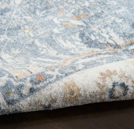 Nourison Home™ Astra Machine Washable Blue 5'x7' Area Rug-3