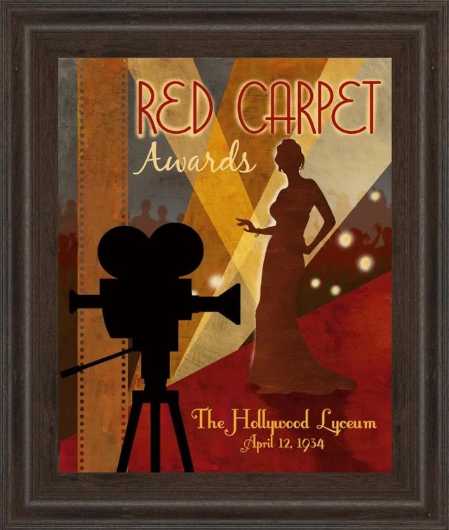 Classy Art Red Carpet Awards by Conrad Knutsen Wall Art-0