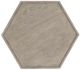 Bernhardt Albion Pewter Hexagonal Side Table-2