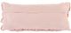 Surya Ruffle Blush 32"x14" Toss Pillow with Down Insert-1