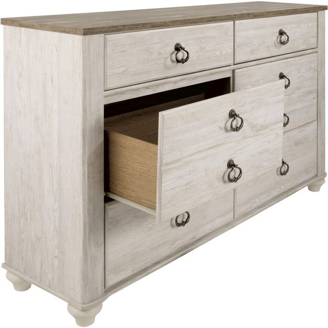 Signature Design by Ashley® Willowton Whitewash Dresser-2