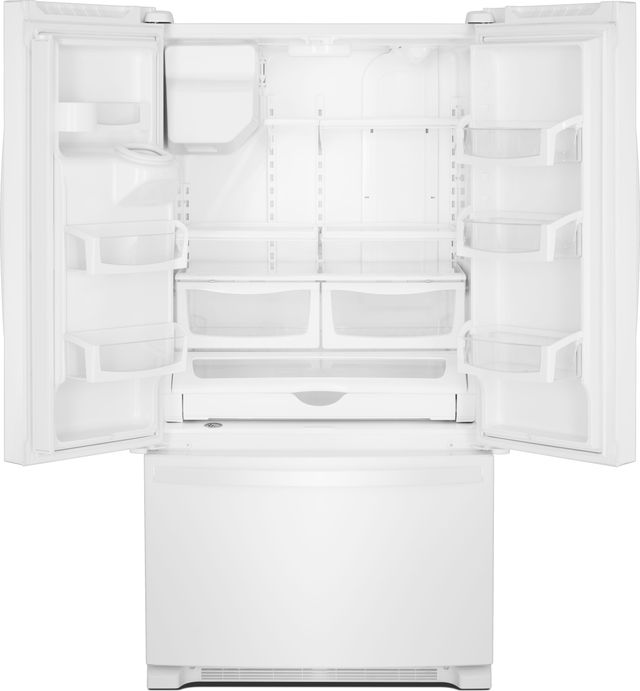 Whirlpool® 36 in. 24.7 Cu. Ft. White Freestanding French Door Refrigerator-2