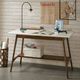 Olliix by Madison Park White/Pecan Parker Desk-4