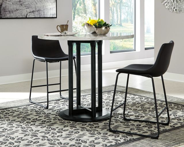 Signature Design by Ashley® Centiar 3-Piece Two-tone Counter Height Dining Set-3