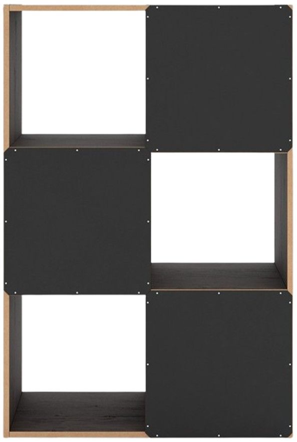Signature Design by Ashley® Piperton Dark Charcoal Six Cube Organizer-3