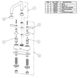 Elkay Chrome 4" Centerset Exposed Deck Faucet with 10" Arc Tube Spout and 4" Wristblade Handles-2