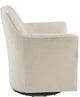 Olliix by Madison Park Cream Augustine Swivel Glider Chair-2