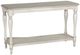 Sunny Designs™ Westwood Village Beige Sofa Table with Gray Top -0