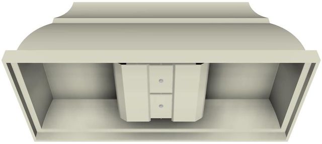 Vent-A-Hood® Designer Series 66" Biscuit Island Range Hood-2