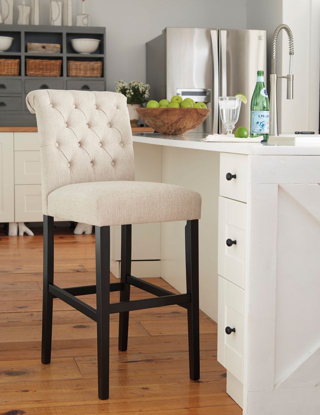 Signature Design by Ashley® Tripton 2-Piece Linen Bar Stool Set-2