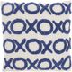 Nourison Home™ Lifestyle Blue Ink Tufted XOXO Throw Pillow-0