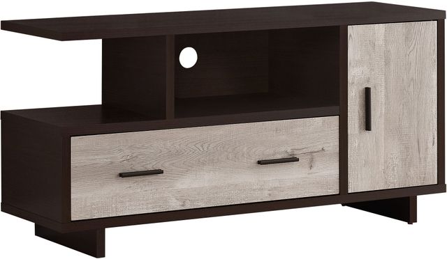 Monarch Specialties Inc. Taupe Reclaimed Wood 48" TV Stand-1