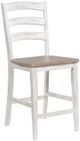 Winners Only® Prescott Brown/White Bar Stool-0