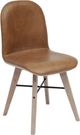 Moe's Home Collection Napoli 2-Piece Tan Leather Dining Chair Set-0