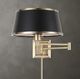 Uttermost® Newmarket Antique Brass/Black Sconce-1