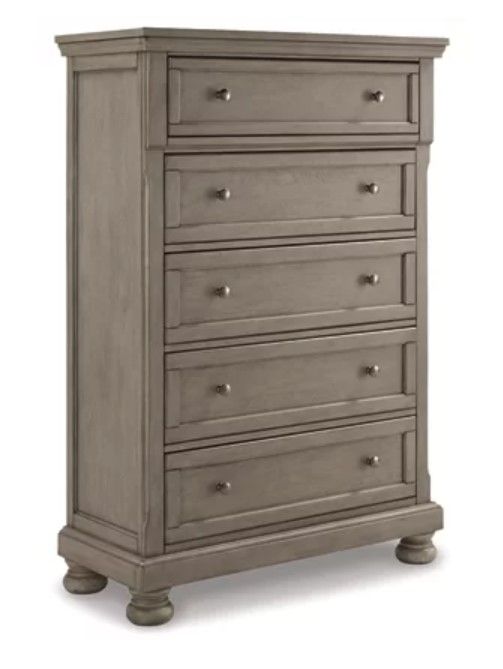 Signature Design by Ashley® Lettner 6-Piece Light Gray California King Sleigh Bed Set-3