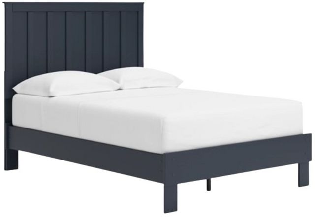 Signature Design by Ashley® Simmenfort Navy Blue 81" Full Platform Bed