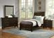 Vaughan-Bassett Bonanza Merlot Full Sleigh Bed-3