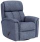 Flexsteel® Luna Blue Indigo Swivel Gliding Recliner-0