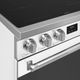 Smeg Professional 30" Matte White Pro Style Induction Range-4