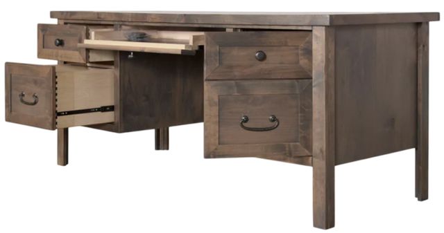 Legends Home Joshua Creek Barnwood Executive Desk-3