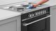 Fisher & Paykel 30" Brushed Stainless Steel with Black Glass Pro Style Natural Gas Range-4