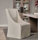 Classic Home Warwick Oatmeal Rolling Wingback Dining Chair-1