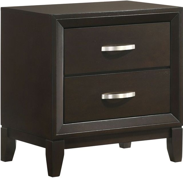 Elements International Beaumont Merlot Nightstand-0