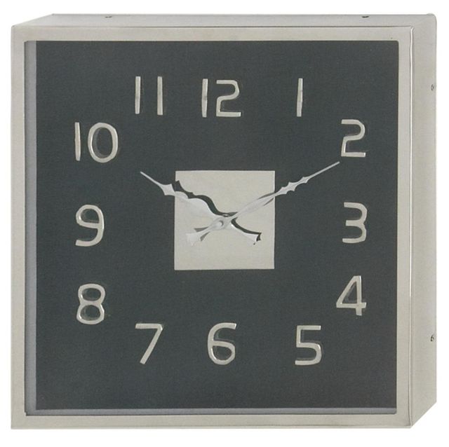 Deco Marche Black 14" Wall Clock-1
