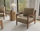 International Furniture Direct Milan Brown Accent Chair-1