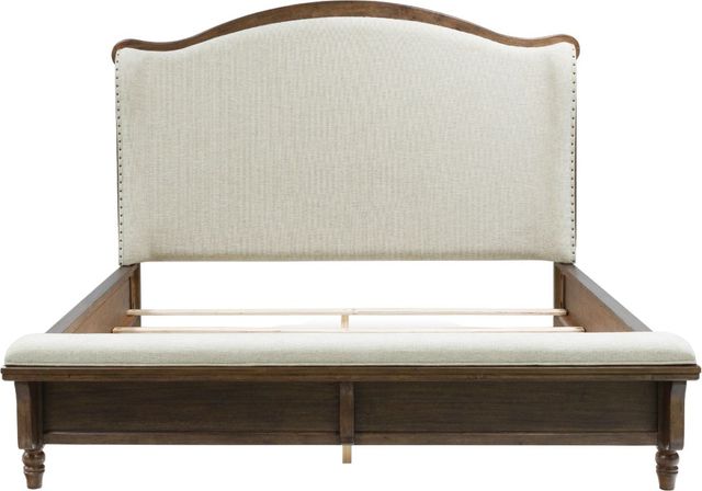 Benchcraft® Sturlayne 3-Piece Brown Queen Upholstered Panel Bedroom Set-2