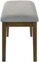 Crown Mark Everly Gray Dining Bench-3