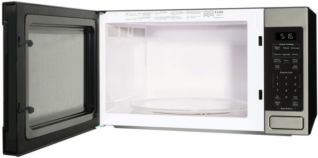 GE® 1.6 Cu. Ft. Stainless Steel Countertop Microwave-1