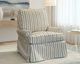 Cozy Life Slip Covered Multi Color Swivel Glider Chair-1