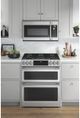 Café™ 30" Stainless Steel Smart Double-Oven Slide In Dual Fuel Range with Convection-1