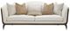 Michael Amini® Paris Chic Espresso/Ivory Sofa-1