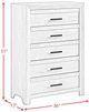 Elements International Eleanor White Chest-2