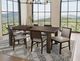 International Furniture Direct Dark Mezquite Black Dining Table-1