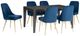 Ashley® Trishcott 7-Piece Dark Blue/Brown Dining Set-0