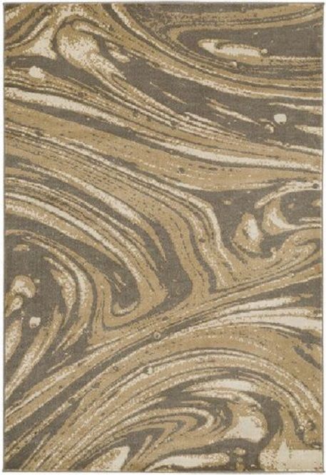Surya Steinberger Dark Brown 2'x3' Throw Rug-0