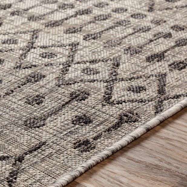 Surya Eagean Charcoal/Taupe 4'x6' Area Rug-4