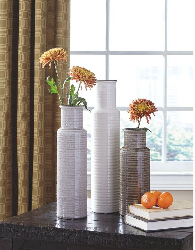 Signature Design by Ashley® Deus 3-Piece Multi-colored Vase Set-1