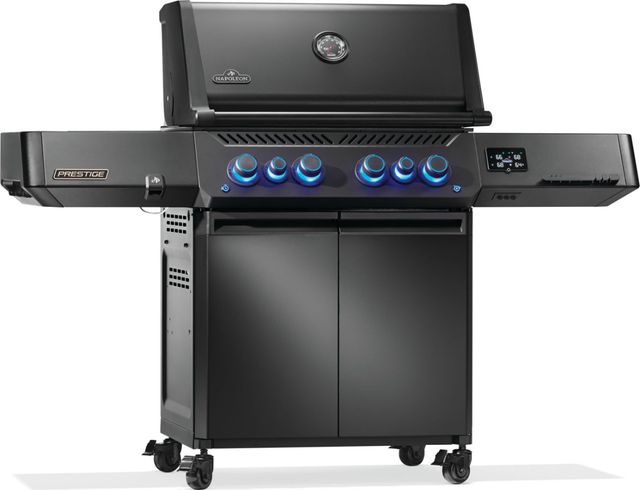 Napoleon Prestige® 500 6-Burner Matte Black Freestanding Liquid Propane Grill-4