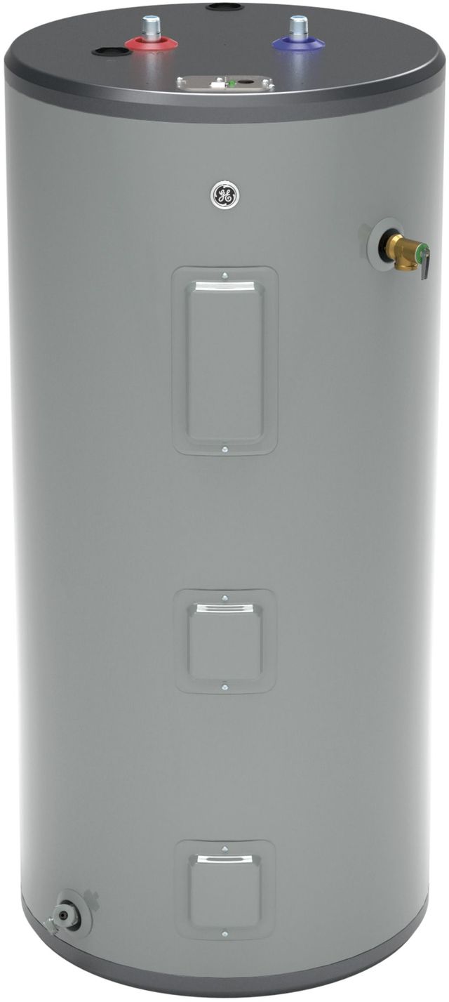 GE® 50 Gallon Gray Electric Water Heater-0